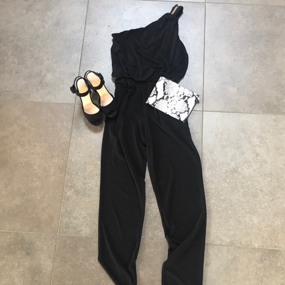 Rachel Zoe Pants - Rachel Zoe  one shoulder pantsuit